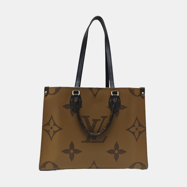 ONTHEGO MM Monogram Coated Canvas Brown