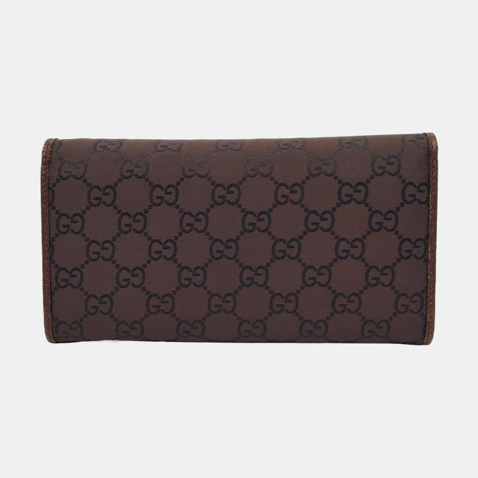 Monogram Canvas Wallet Brown
