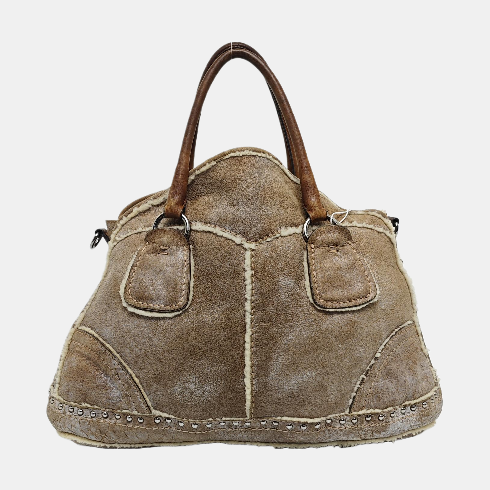 Quilted Sheepskin Brown
