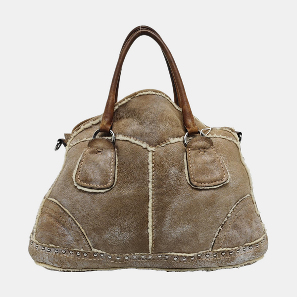 Quilted Sheepskin Brown