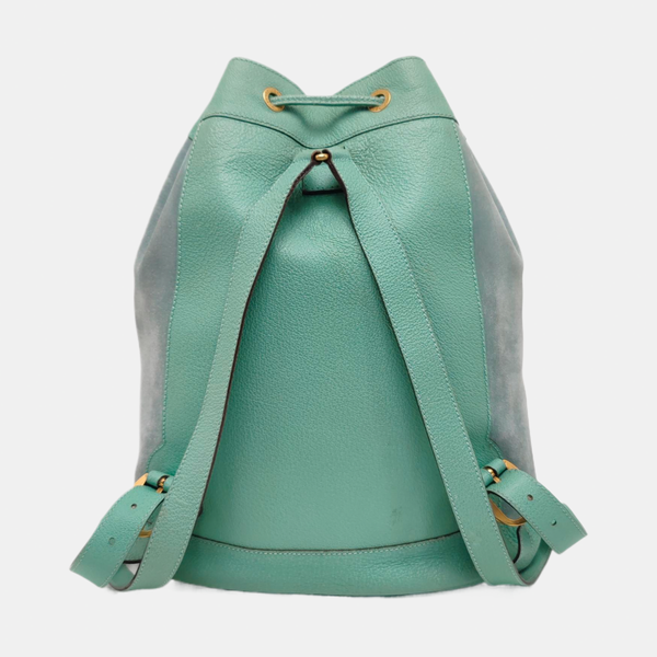 Suede Backpack Green
