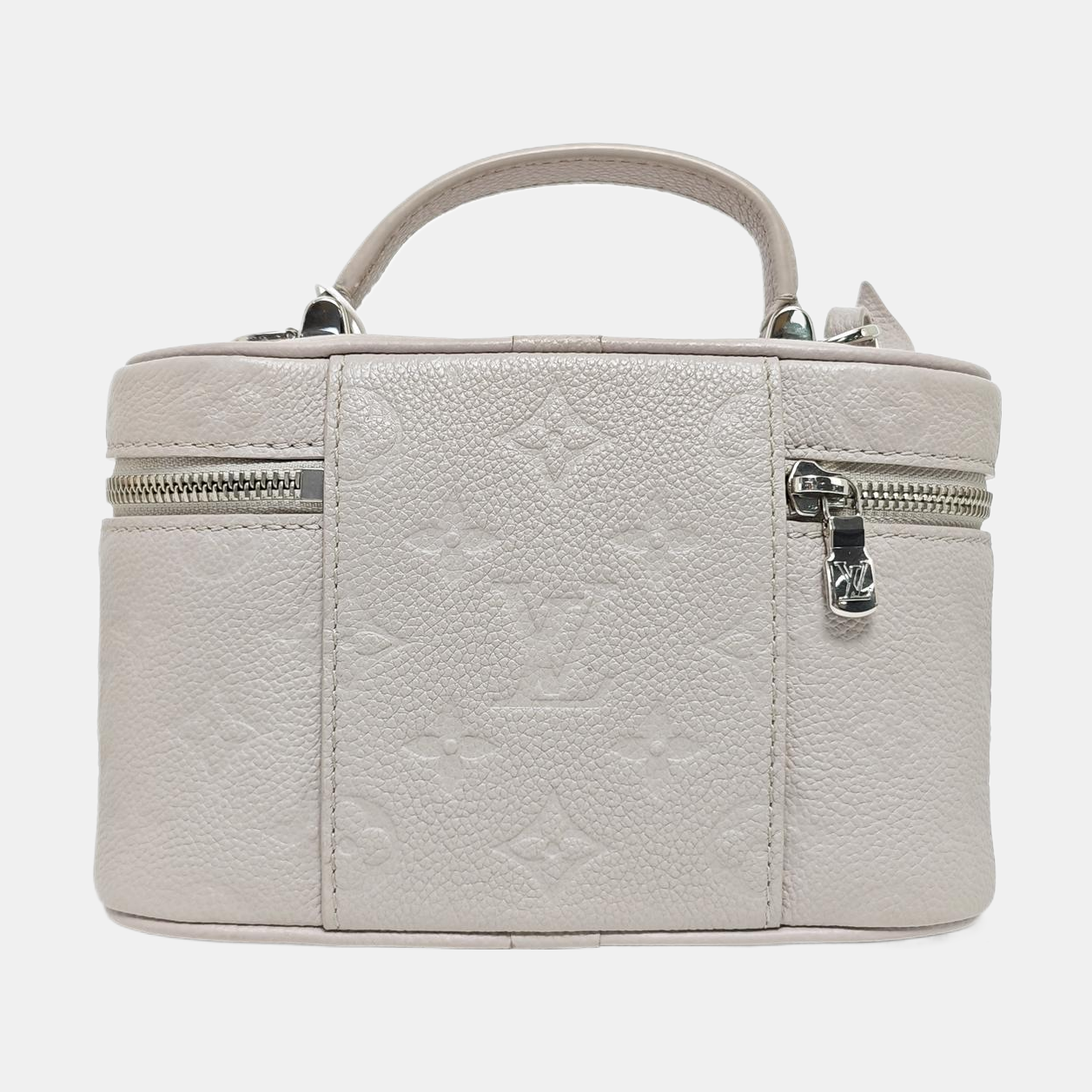 Vanity Chain Pouch Mini Monogram Calfskin Gray