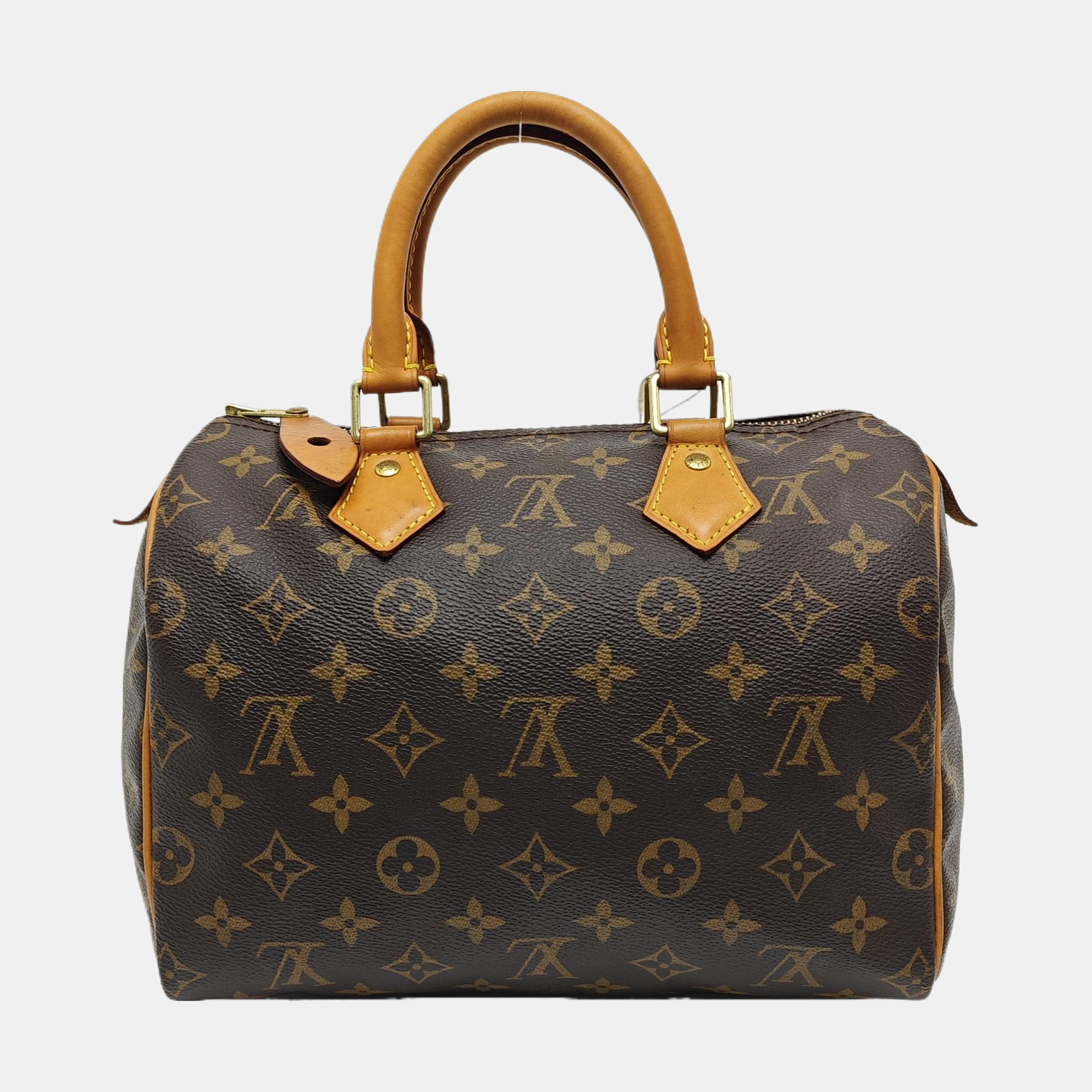 SPEEDY 25 Monogram Coated Canvas Brown