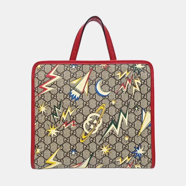 Children’s GG Bucket Monogram Coated Canvas Beige