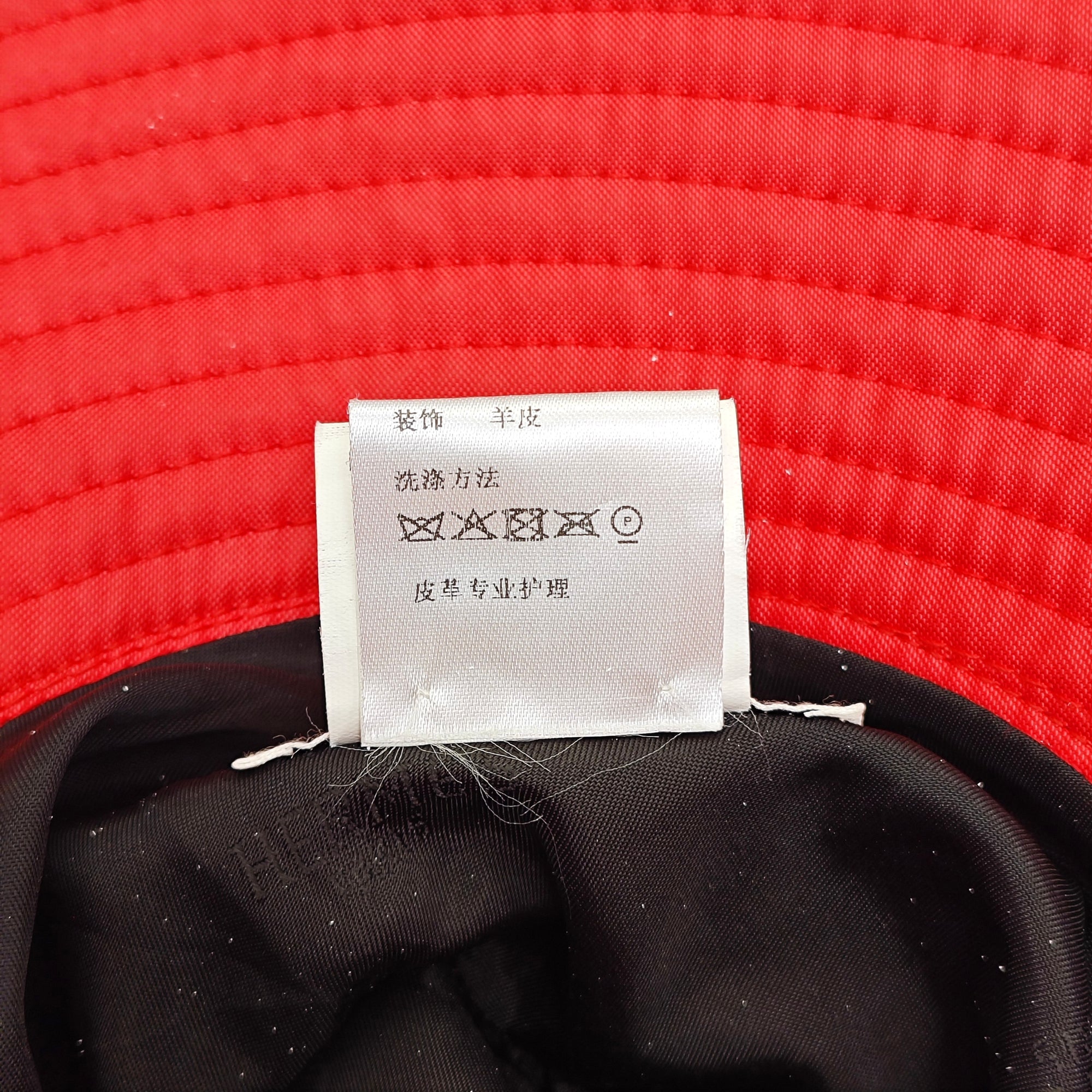 Polyester Hat Red