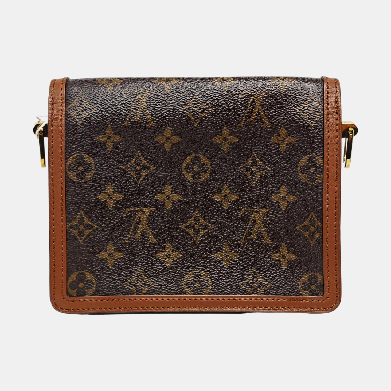 DAUPHINE Mini Monogram Coated Canvas Brown