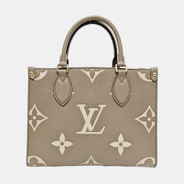 ONTHEGO PM Monogram Calfskin Gray