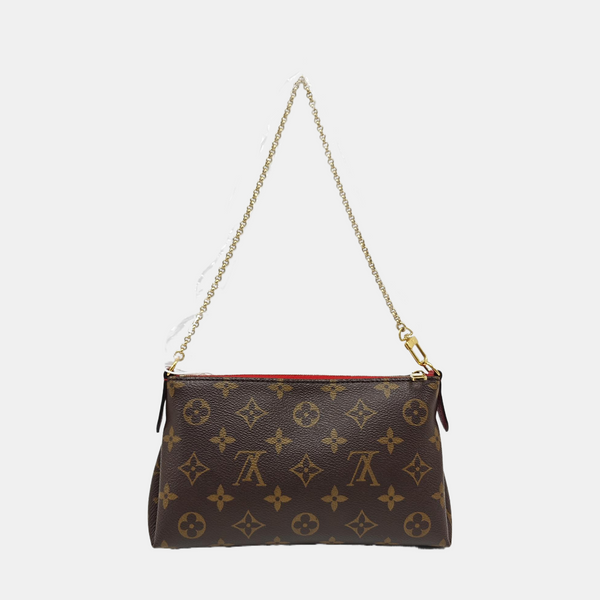 PALLAS BB Monogram Coated Canvas Brown