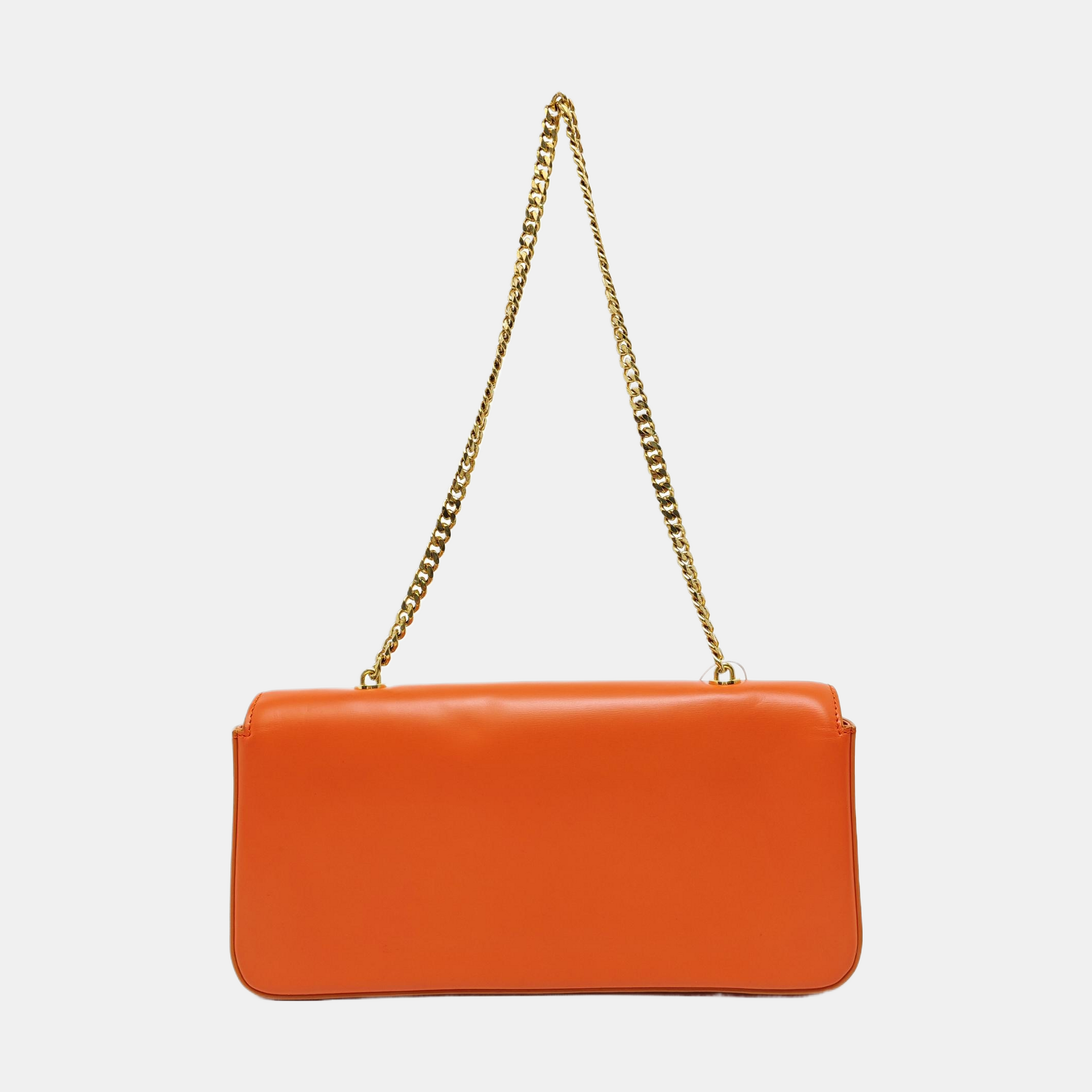 Authenticated pre-owned  TRIOMPHE Calfskin Orange - Shoulder Bag at Looply