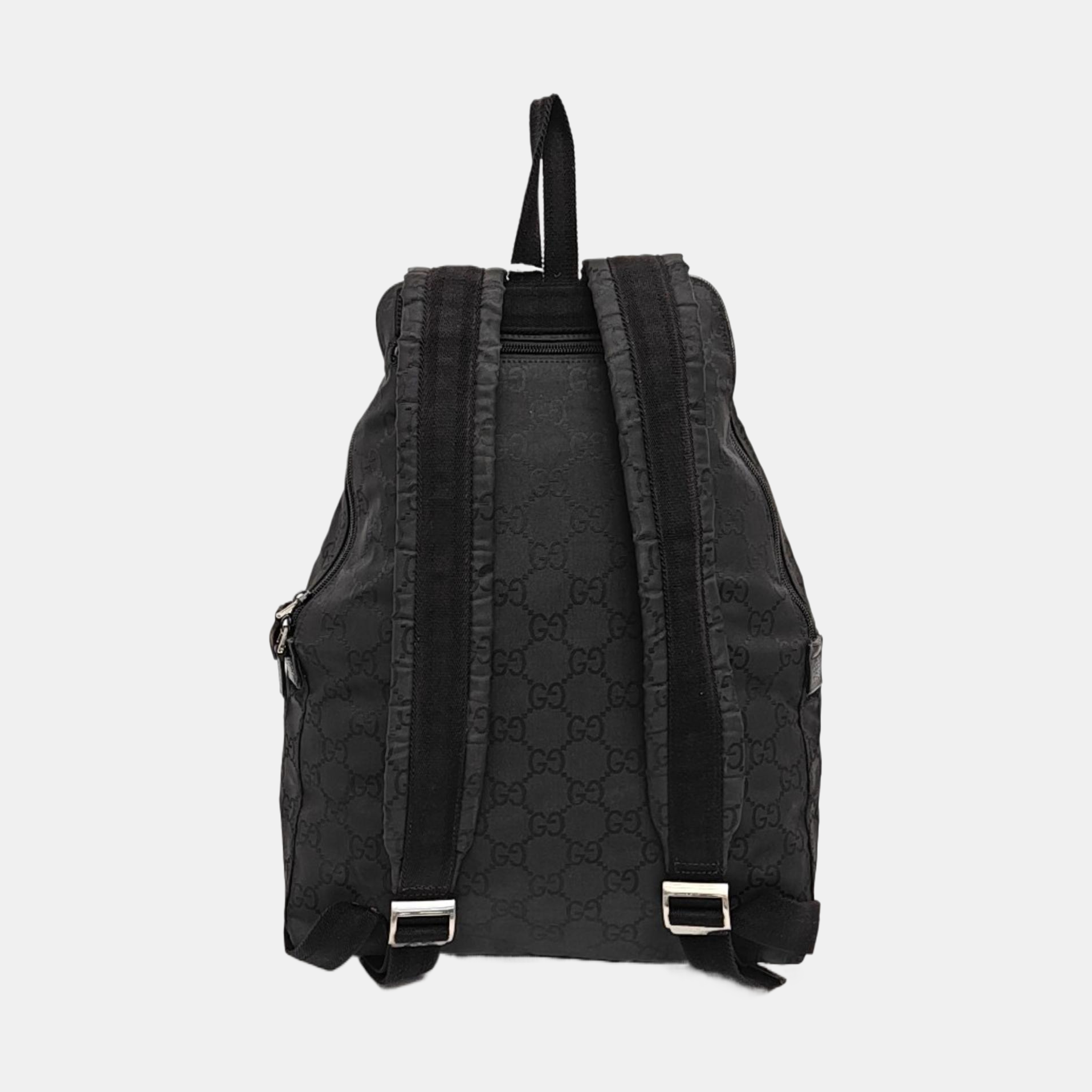 Monogram Canvas Backpack Black