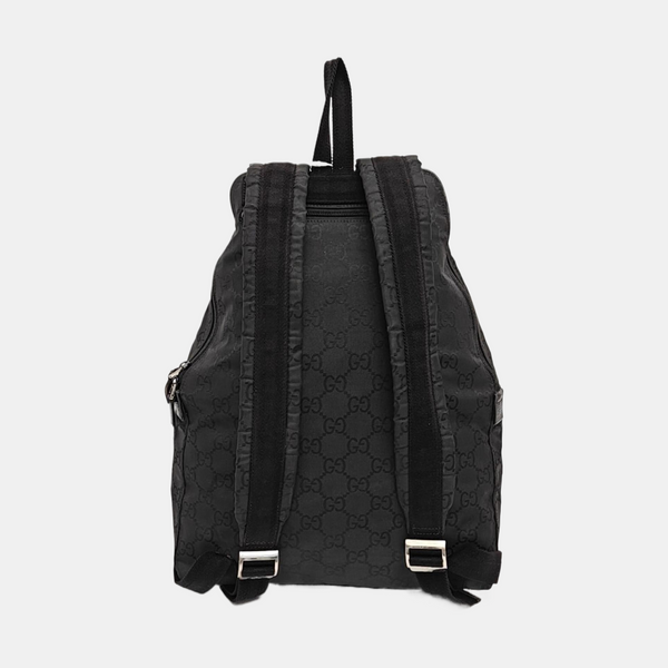 Monogram Canvas Backpack Black