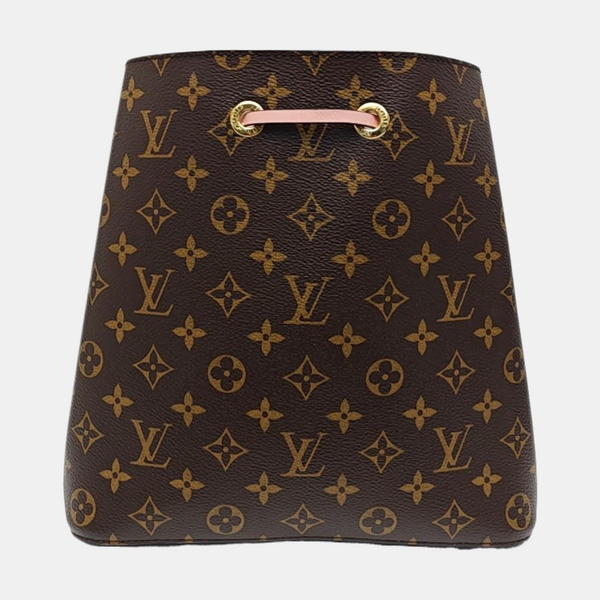NÉONOÉ MM Monogram Coated Canvas Brown