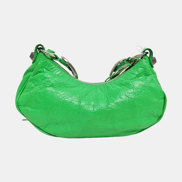 Le Cagole Mini Lambskin Green