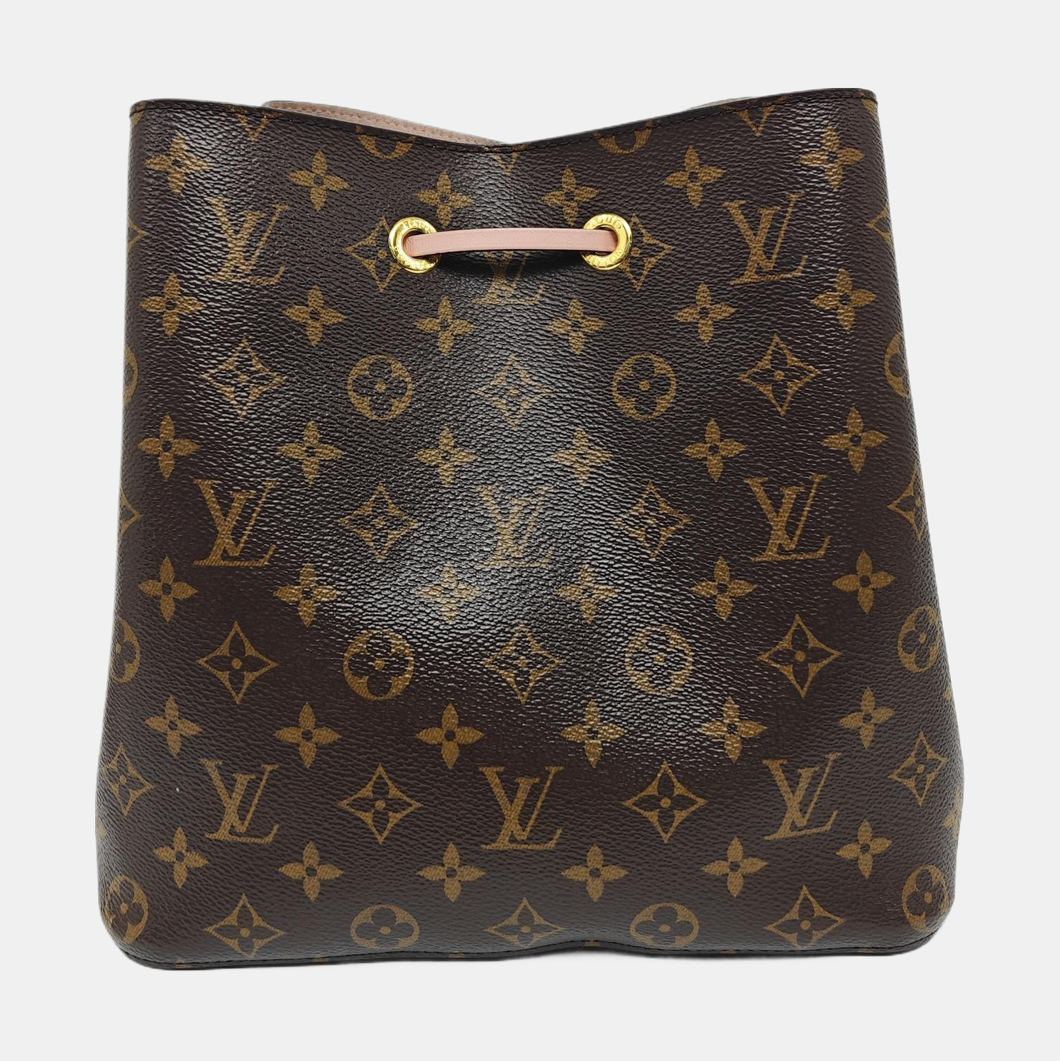 NÉONOÉ MM Monogram Coated Canvas Brown