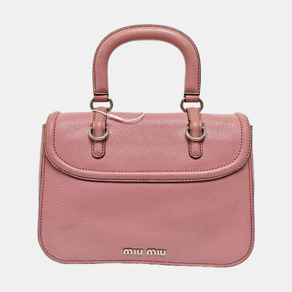 Calfskin Shoulder Bag Pink