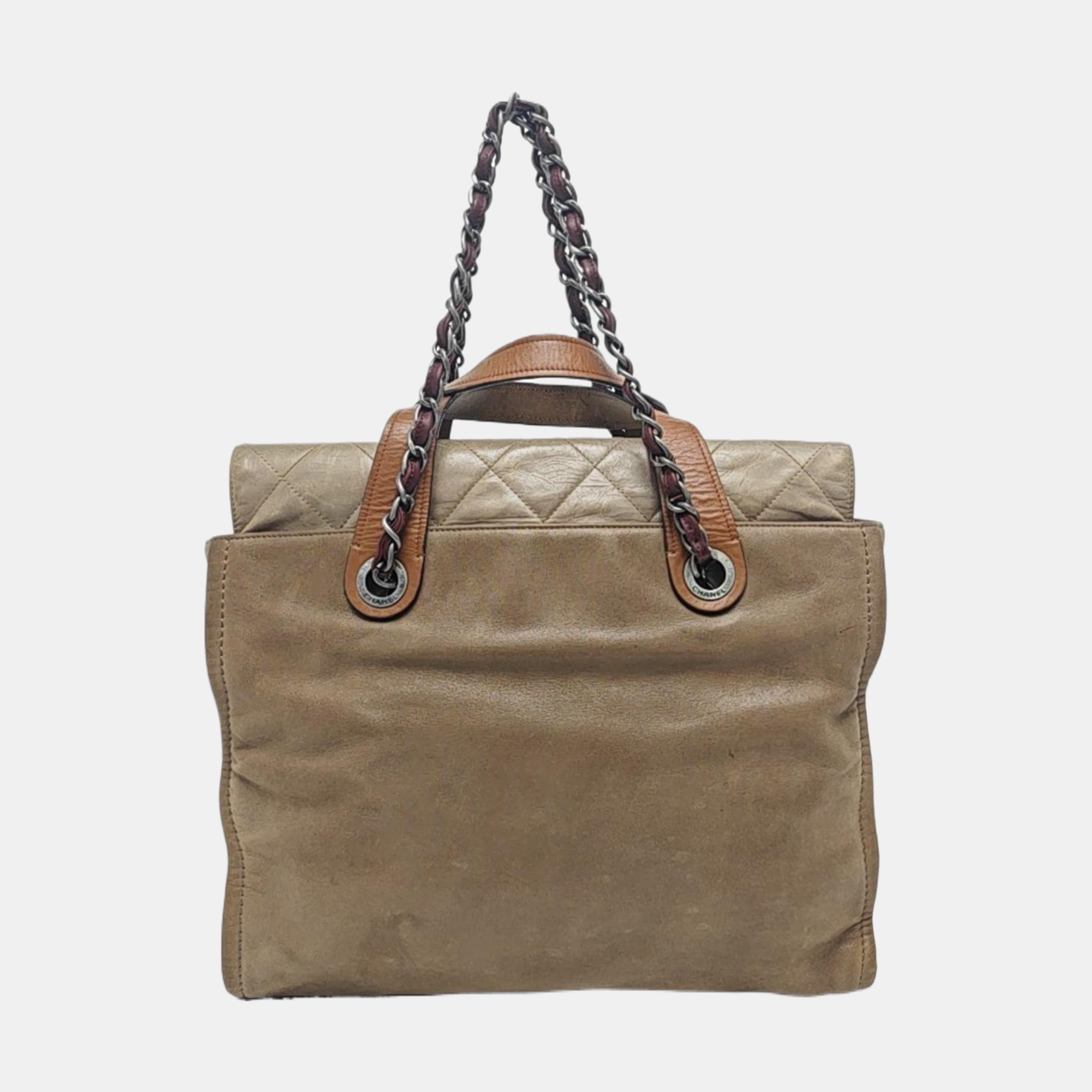 Quilted Calfskin Brown