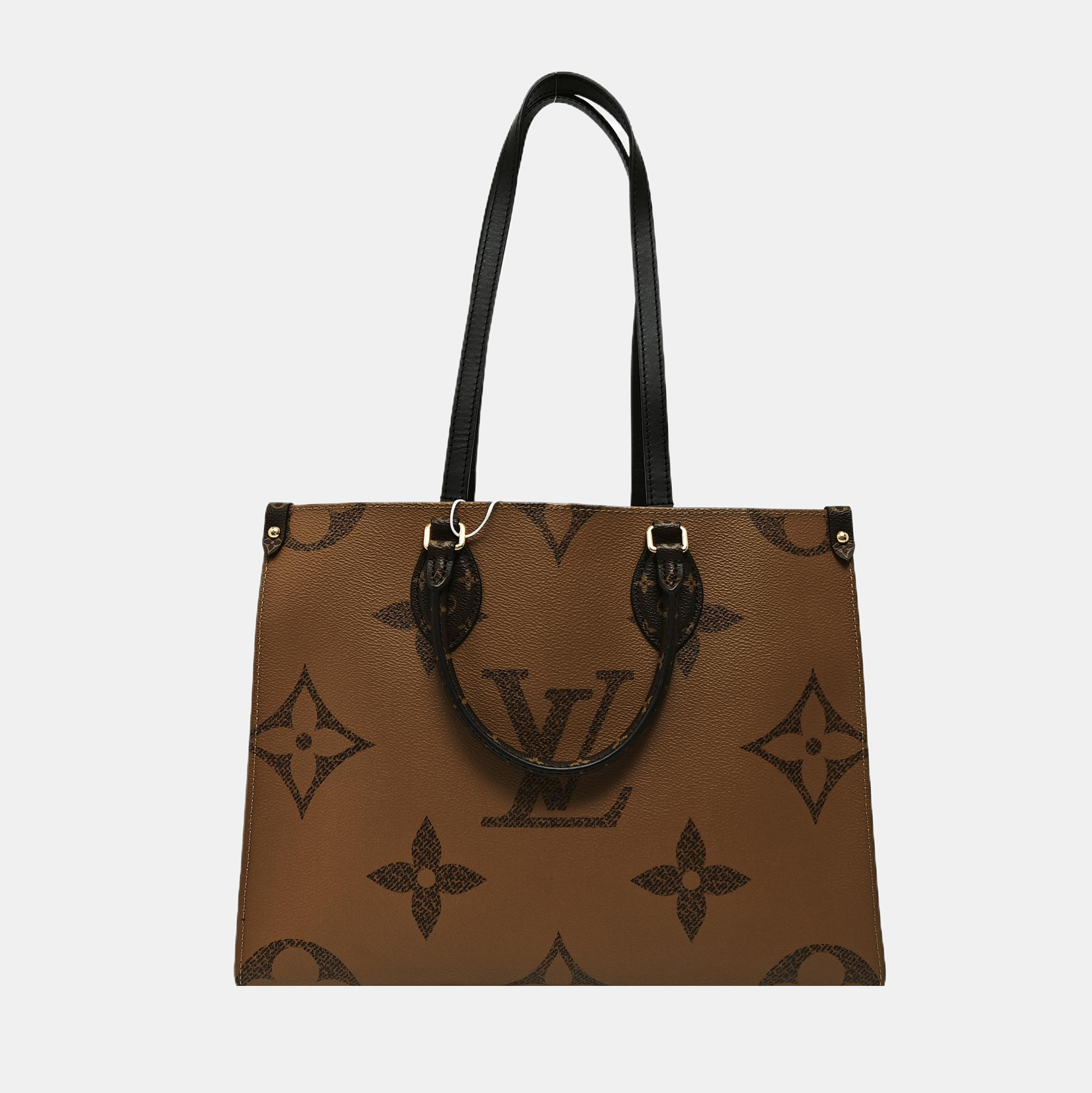 ONTHEGO MM Monogram Coated Canvas Brown