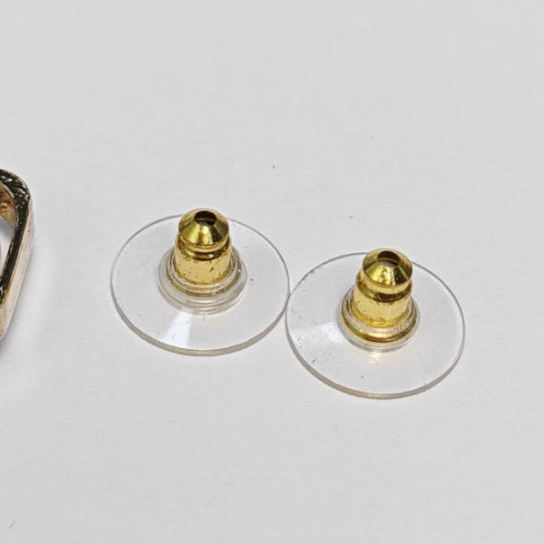 Metal Gold Stud Earrings