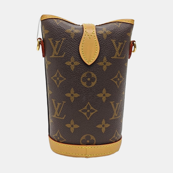 FOLD ME Monogram Coated Canvas Brown