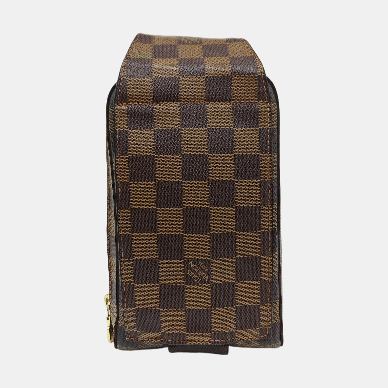 GÉRONIMOS Damier Ebene Coated Canvas Brown