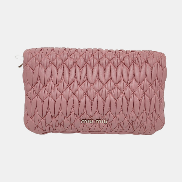Crystal Quilted Lambskin Pink