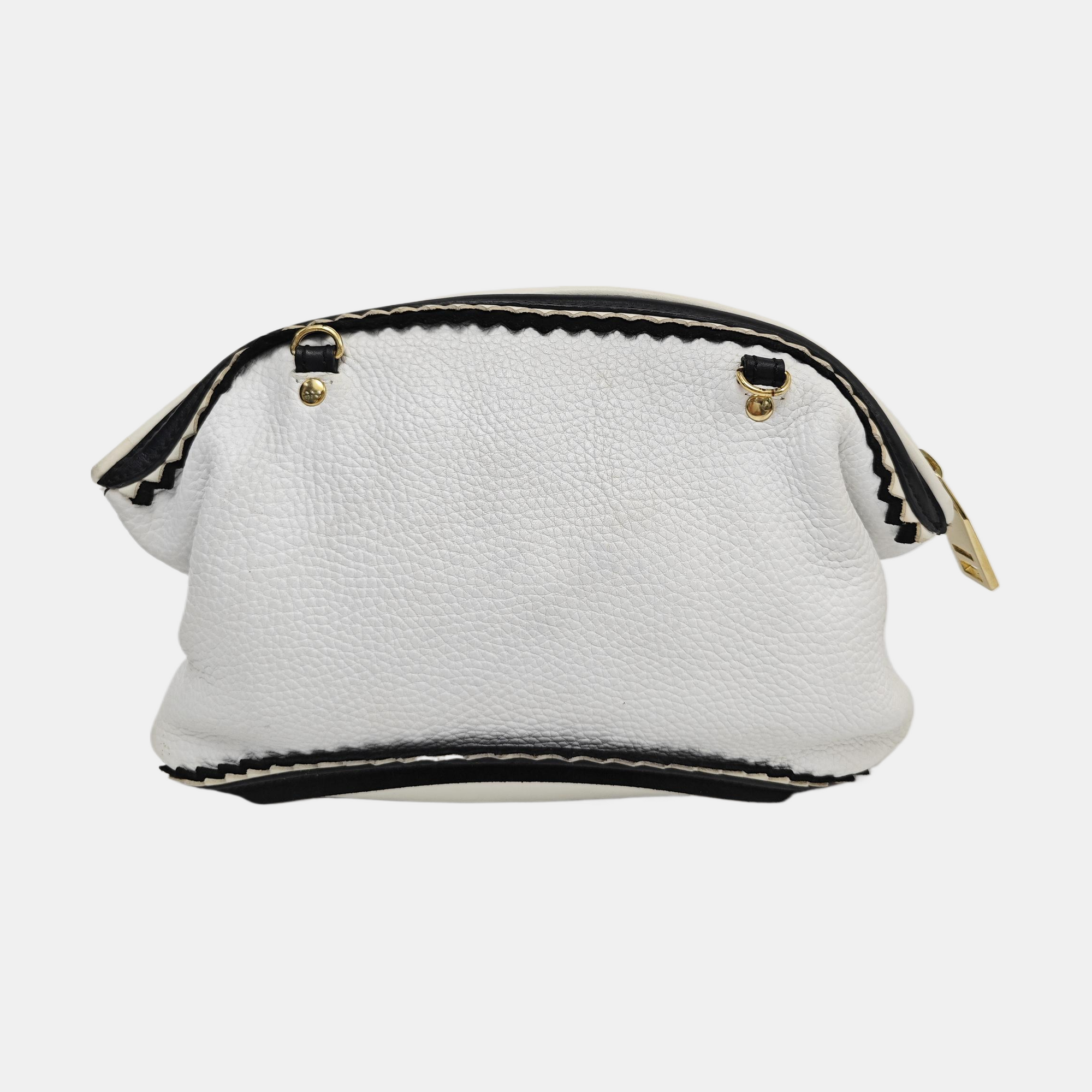 Calfskin Shoulder Bag White