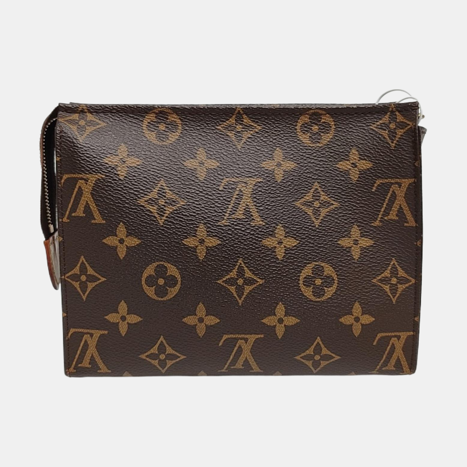 TOILET POCKET 19 Monogram Coated Canvas Brown