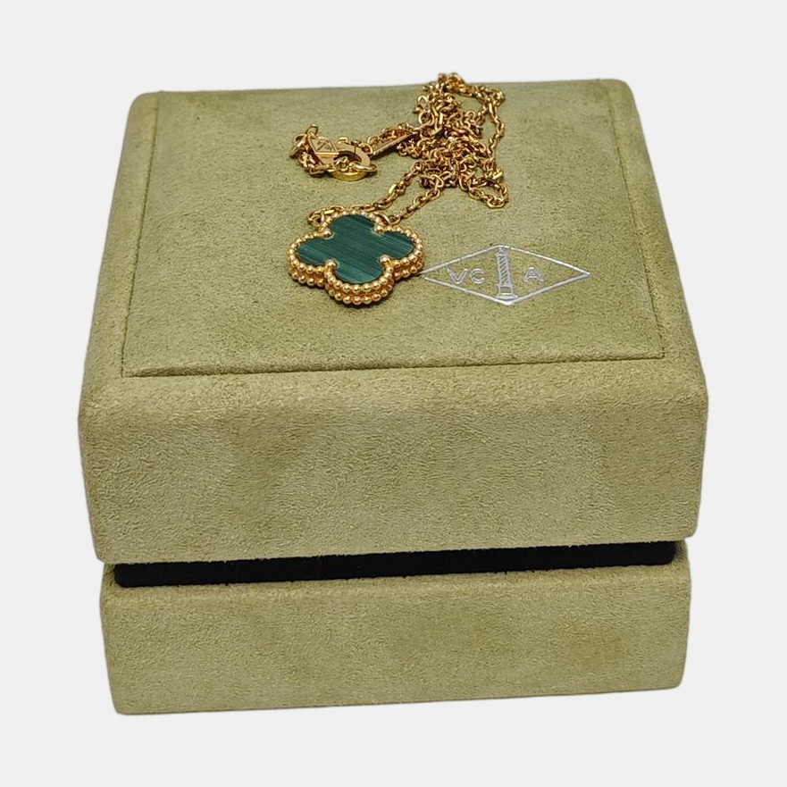 Vintage Alhambra 18k Gold Necklace