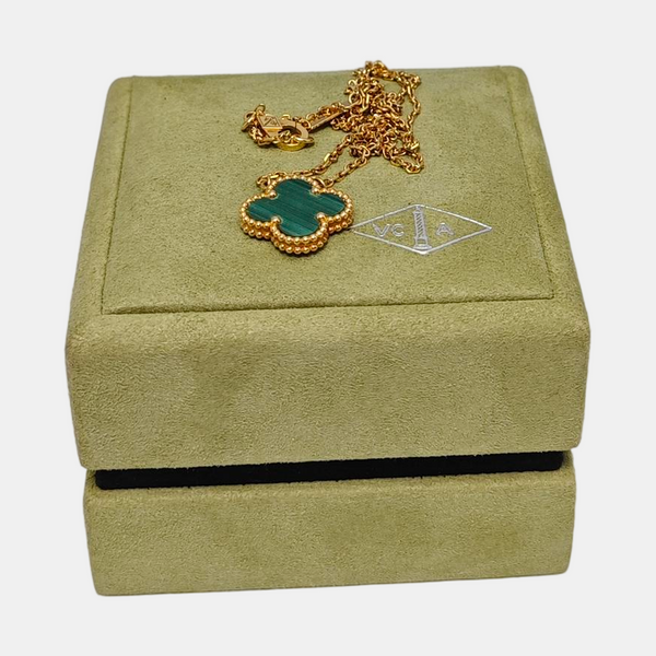 Vintage Alhambra 18k Gold Necklace