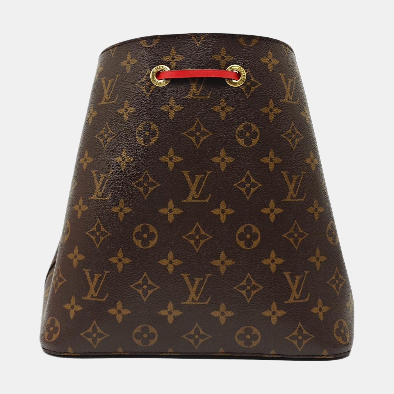 NÉONOÉ MM Monogram Coated Canvas Brown