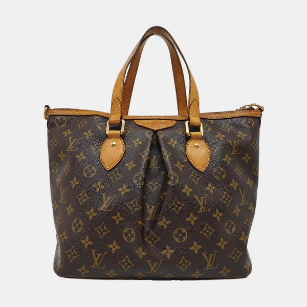 PALERMO PM Monogram Coated Canvas Brown