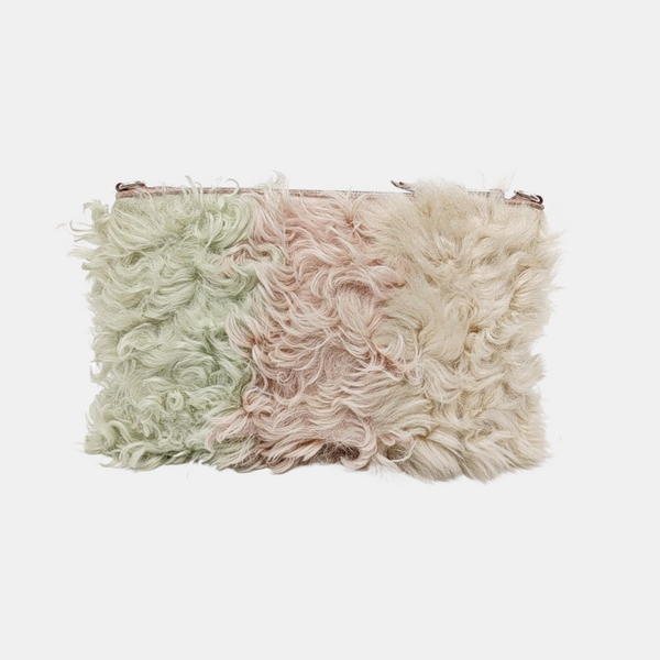Quilted Fabric Shoulder Bag Multicolor