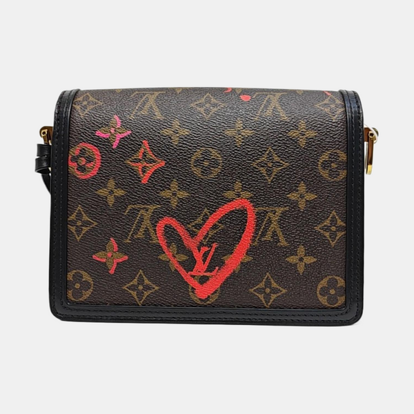 DAUPHINE Mini Monogram Coated Canvas Brown