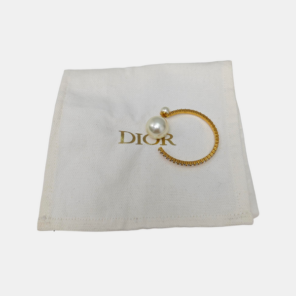Dior Tribales Metal Gold Earrings