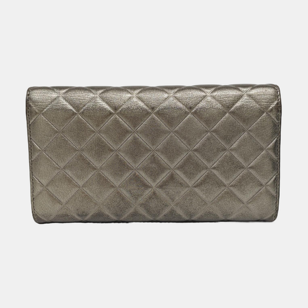 Quilted Lambskin Shoulder Bag Green