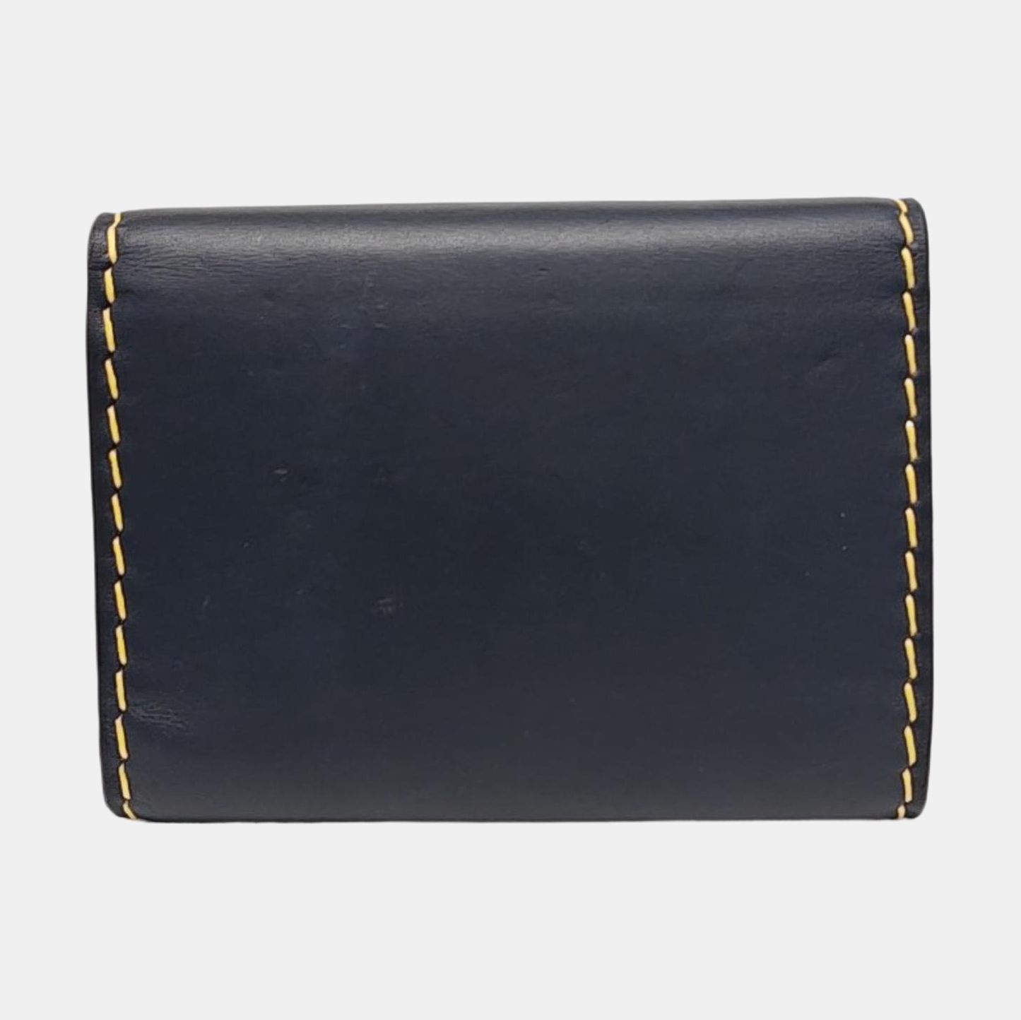 Calfskin Wallet Blue