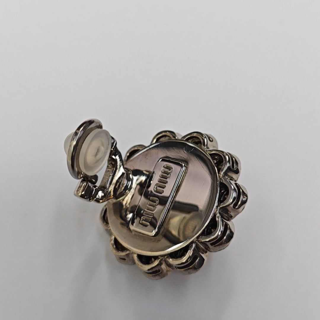 Metal Silver Clip On Earrings