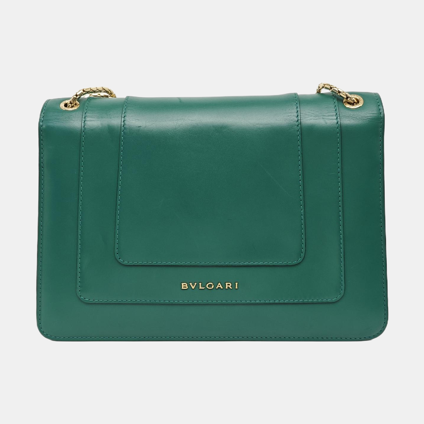 SERPENTI FOREVER Medium Calfskin Green