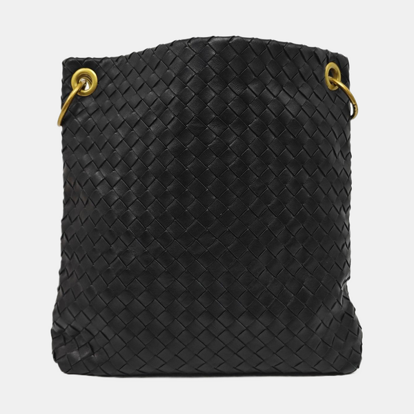 Calfskin Shoulder Bag Black