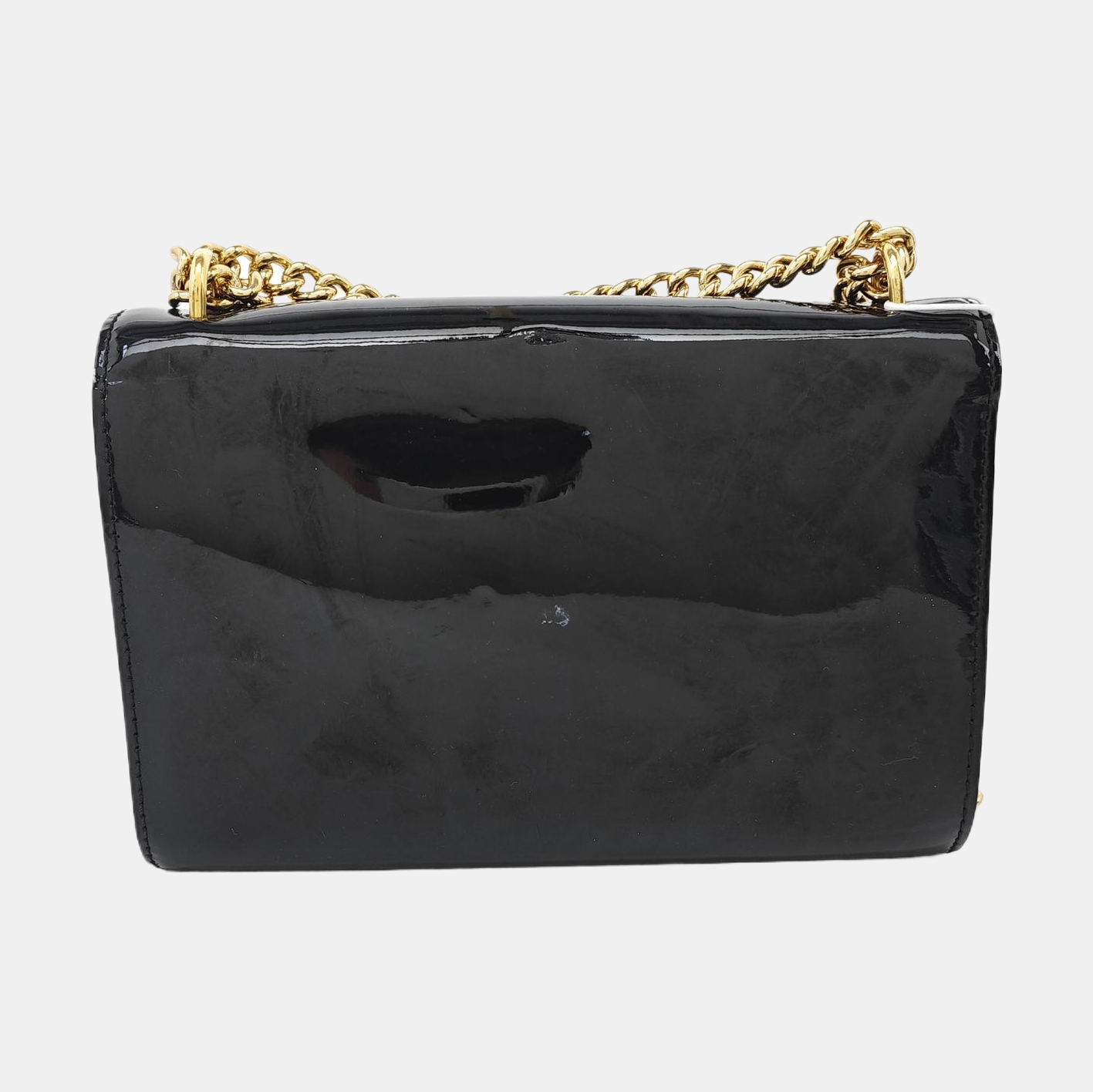 LOUISE PM Patent Leather Black