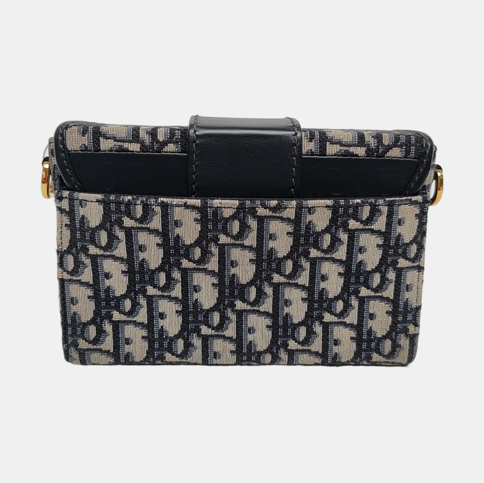 30 Montaigne Mini Oblique Canvas Blue