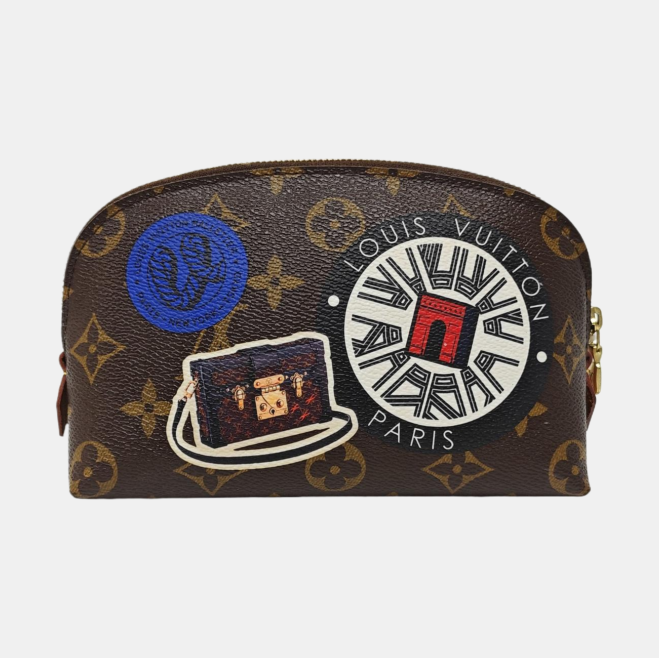 COSMETIC PM Monogram Coated Canvas Multicolor