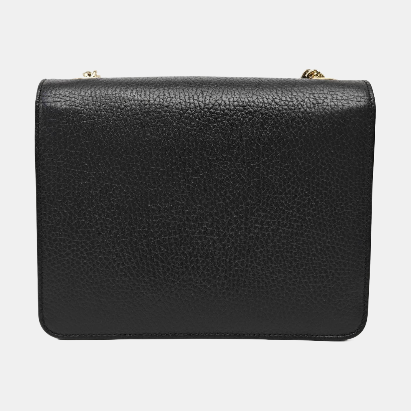 Interlocking G Small Calfskin Black
