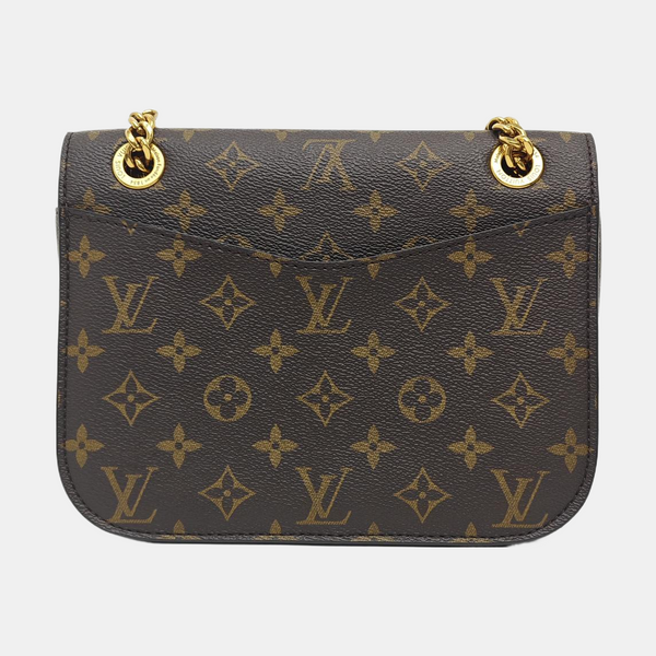PASSY Monogram Coated Canvas Brown