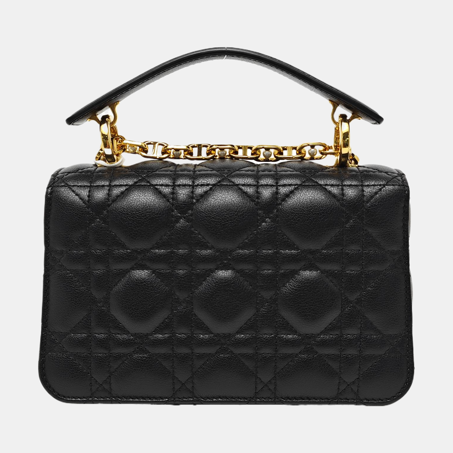 Dior Caro Mini Cannage Calfskin Black