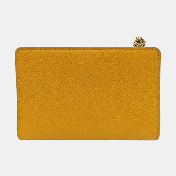 Calfskin Clutch Yellow