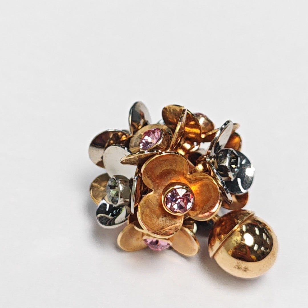 Metal Rose Gold Stud Earrings