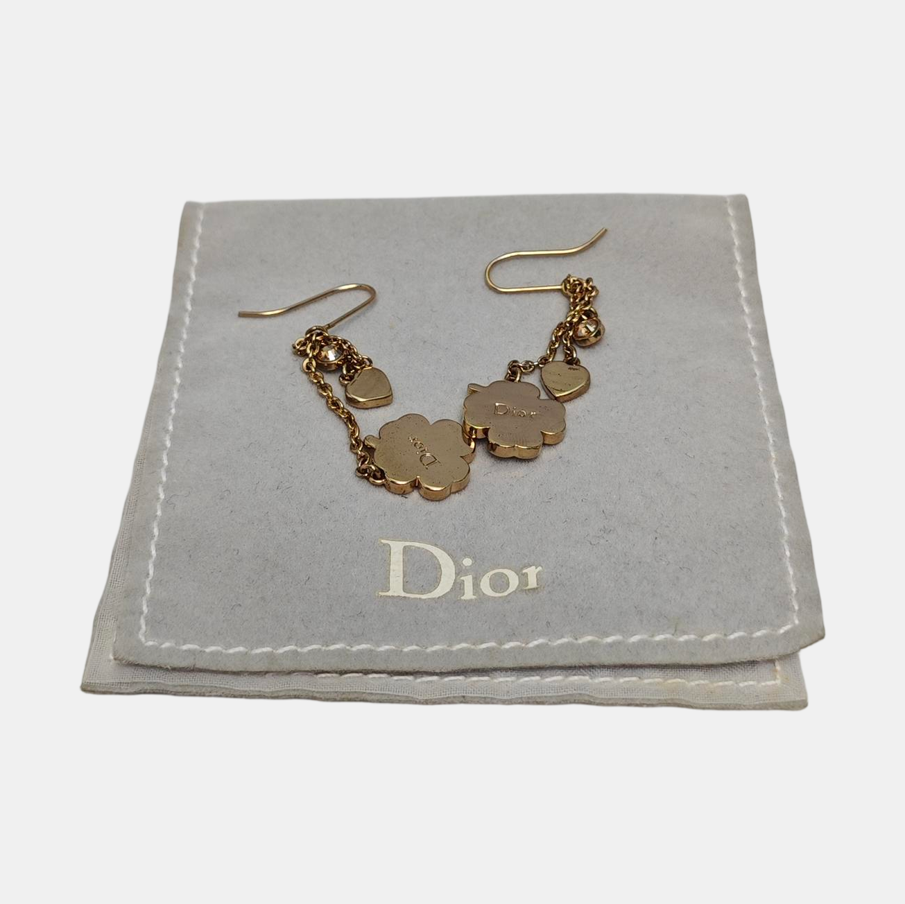 Metal Gold Stud Earrings
