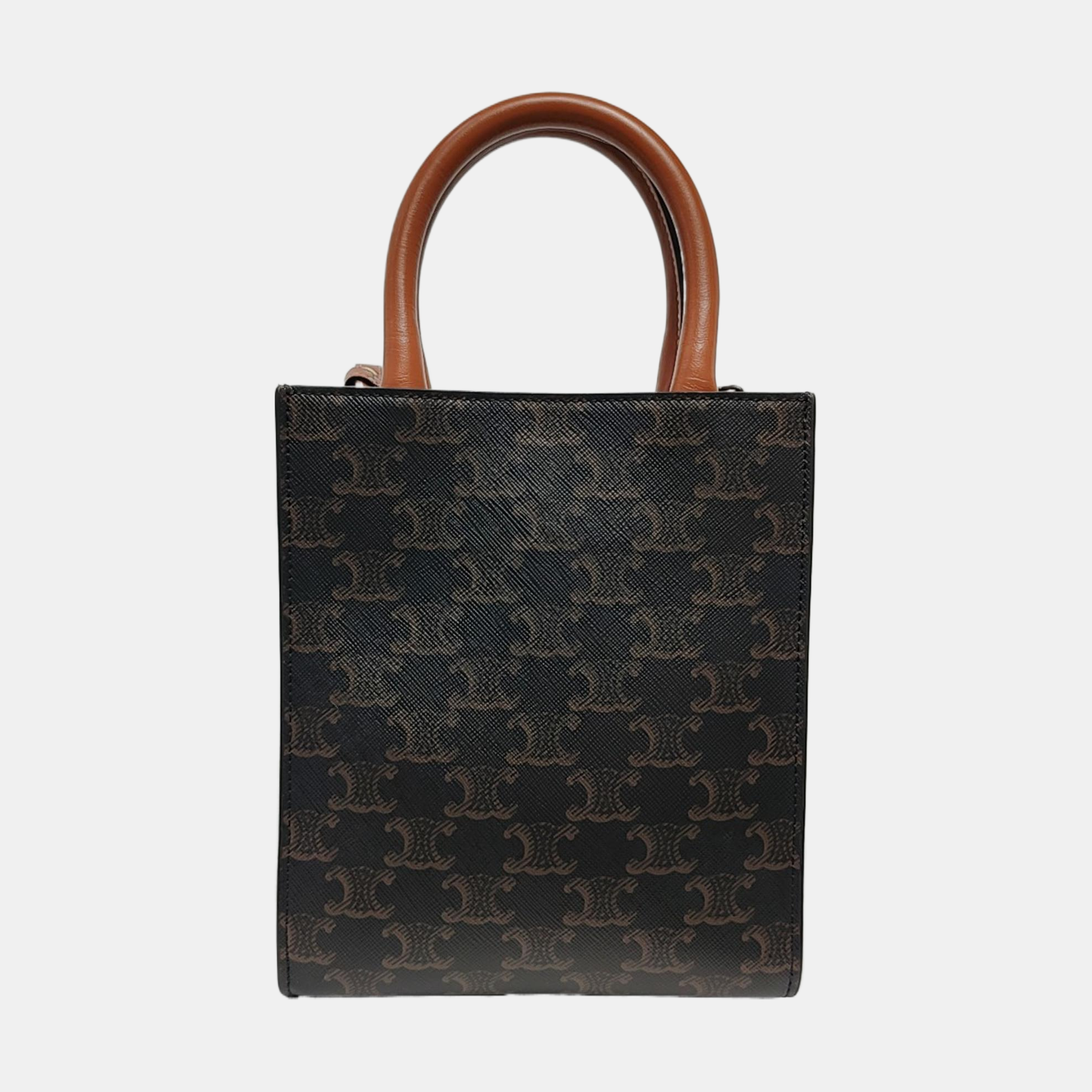 CABAS CELINE Mini Coated Canvas Brown