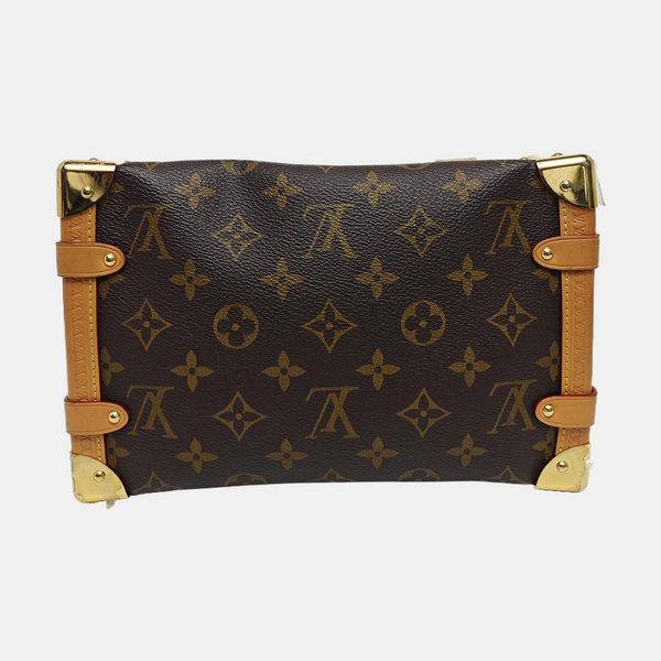 SIDE TRUNK MM Monogram Coated Canvas Brown